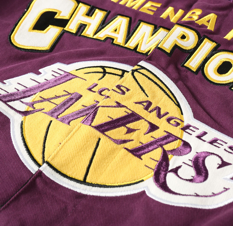 Los Angeles Lakers 17 - Time NBA Finals Champions Commemorative Jacket - Image 8