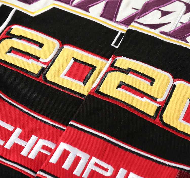 2020 Los Angeles Lakers NBA Championship Commemorative Baseball Jacket - Image 5