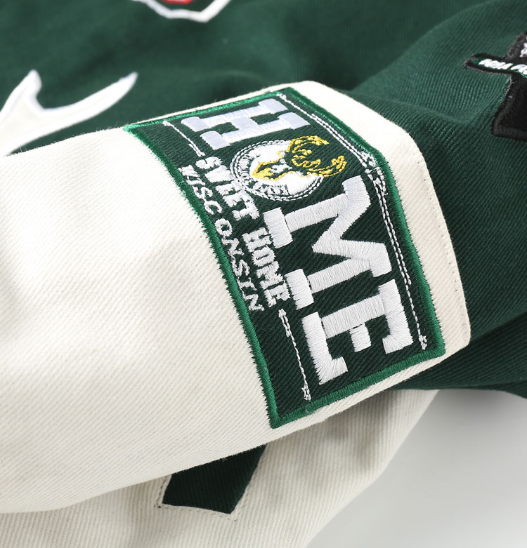 2021 Milwaukee Bucks Champions Commemorative Baseball Jacket - Image 7