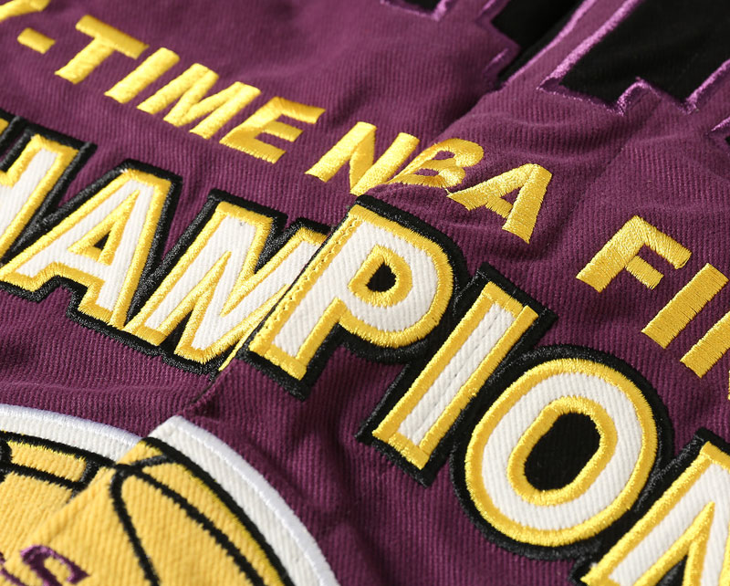 Los Angeles Lakers 17 - Time NBA Finals Champions Commemorative Jacket - Image 7