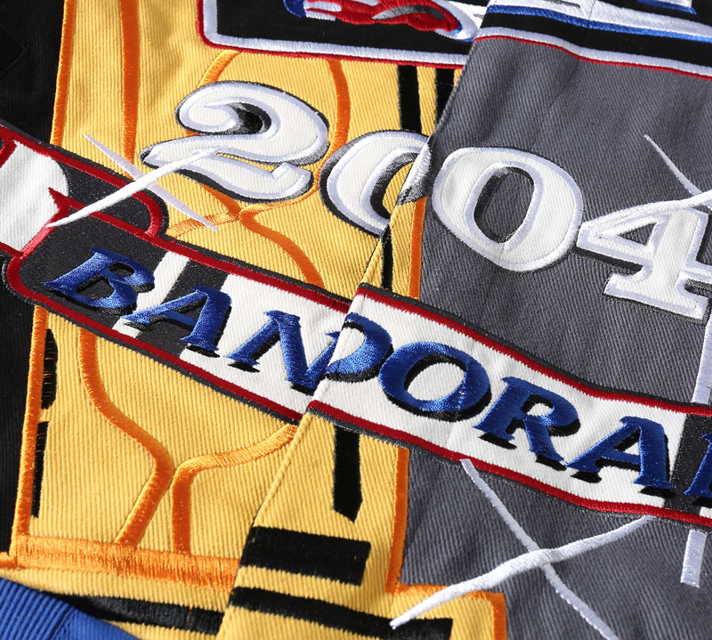 Color-Block Element Vintage Baseball Jacket - Image 5