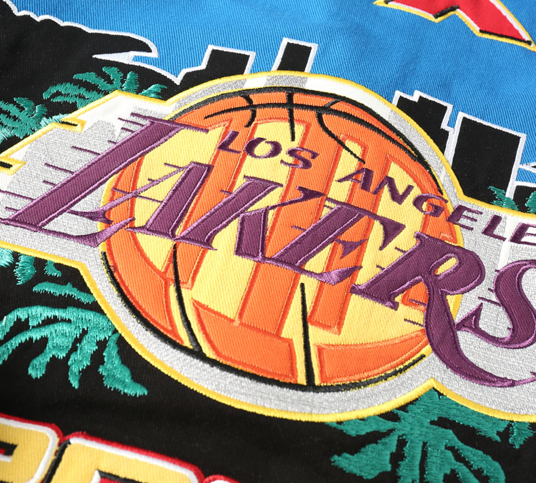 2020 Los Angeles Lakers NBA Championship Commemorative Baseball Jacket - Image 4