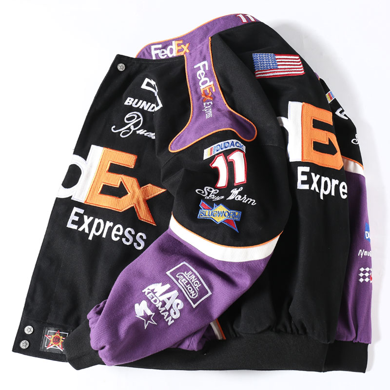 FedEx - Themed Retro Racing Jacket - Image 3