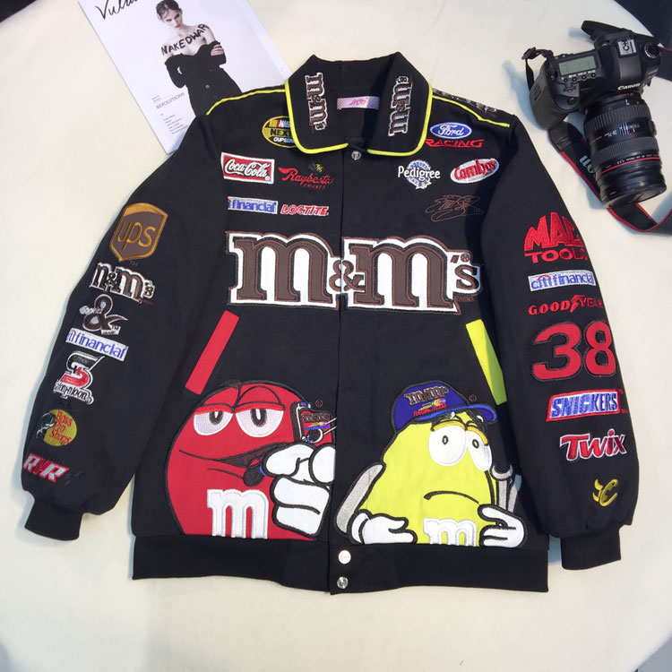 M&M's Cartoon Fun Baseball Jacket