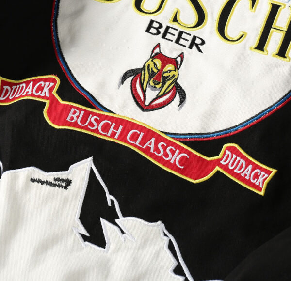 Busch Light American Lager Beer Element Baseball Jacket - Image 5