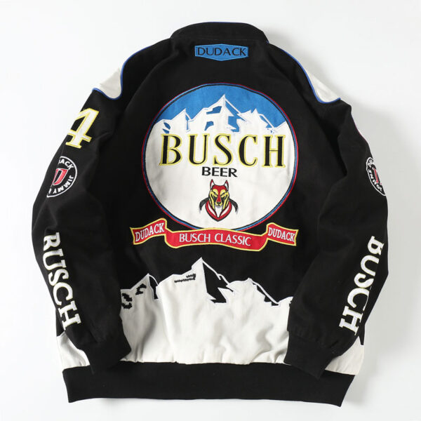 Busch Light American Lager Beer Element Baseball Jacket - Image 2